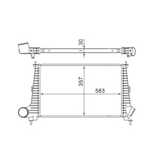 Chladič turba MAHLE ORIGINAL CI 300 000S