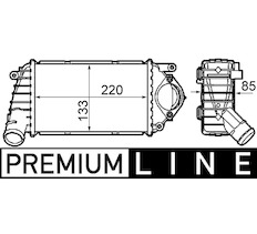 Chladič turba MAHLE ORIGINAL CI 302 000P