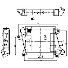 Chladič turba MAHLE ORIGINAL CI 507 000S