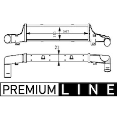 Chladič turba MAHLE ORIGINAL CI 54 000P