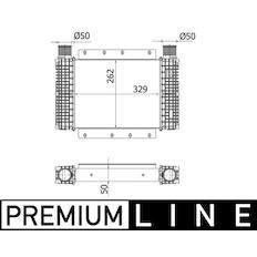 Chladič turba MAHLE ORIGINAL CI 544 000P