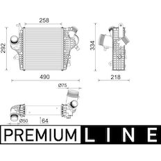 Chladič turba MAHLE ORIGINAL CI 637 000P