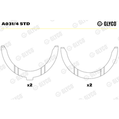 Distanční kotouč, kliková hřídel GLYCO A031/4 STD