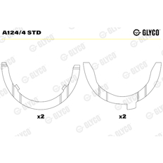 Distanční kotouč, kliková hřídel GLYCO A124/4 STD