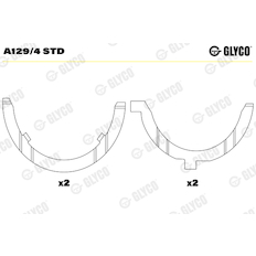 Distanční kotouč, kliková hřídel GLYCO A129/4 STD