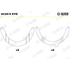 Distanční kotouč, kliková hřídel GLYCO A139/4 STD