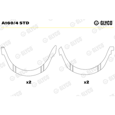 Distanční kotouč, kliková hřídel GLYCO A160/4 STD