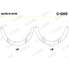 Distanční kotouč, kliková hřídel GLYCO A175/4 STD