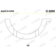 Distanční kotouč, kliková hřídel GLYCO A217/2 STD