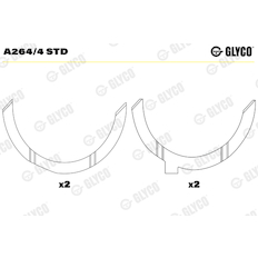 Distanční kotouč, kliková hřídel GLYCO A264/4 STD