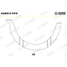 Distanční kotouč, kliková hřídel GLYCO A289/2 STD