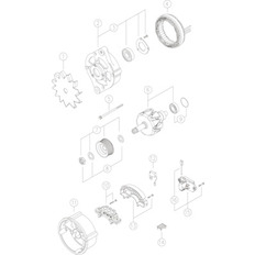 generátor MAHLE ORIGINAL MG 208