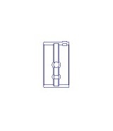 Hlavní ložiska klikového hřídele KING M4080/1U-SI-0.5