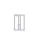 Hlavní ložiska klikového hřídele KING M7002/4U-AM-050
