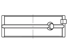 Hlavní ložiska klikového hřídele MAHLE ORIGINAL 001 HL 10117 000