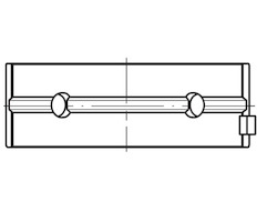 Hlavní ložiska klikového hřídele MAHLE ORIGINAL 001 HL 10220 050