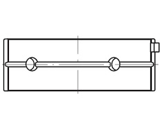 Hlavní ložiska klikového hřídele MAHLE ORIGINAL 001 HL 18335 075