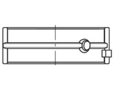 Hlavní ložiska klikového hřídele MAHLE ORIGINAL 007 HL 18018 030