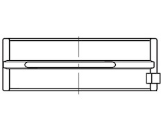 Hlavní ložiska klikového hřídele MAHLE ORIGINAL 007 HL 20246 200
