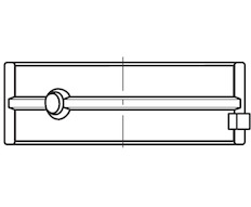 Hlavní ložiska klikového hřídele MAHLE ORIGINAL 011 HL 19740 050