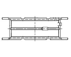 Hlavní ložiska klikového hřídele MAHLE ORIGINAL 029 FL 18818 000
