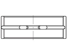 Hlavní ložiska klikového hřídele MAHLE ORIGINAL 063 HL 20434 210