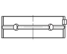 Hlavní ložiska klikového hřídele MAHLE ORIGINAL 099 HL 21068 000