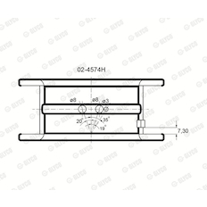 Ložisko GLYCO 02-4574H