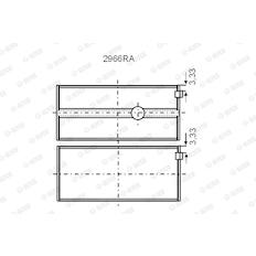 Ložisko GLYCO 2966RA