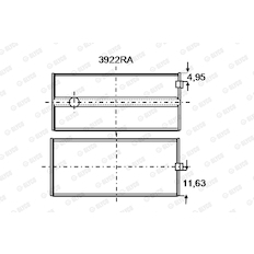 Ložisko GLYCO 3922RA