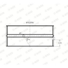 Ložisko GLYCO 4152RA