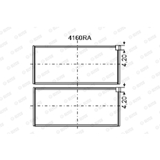 Ložisko GLYCO 4160RA