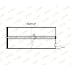 Ložisko GLYCO 60990CP