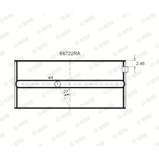 Ložisko GLYCO 66722RA