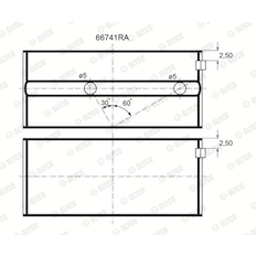 Ložisko GLYCO 66741RA