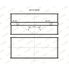 Ložisko GLYCO 66741RAB