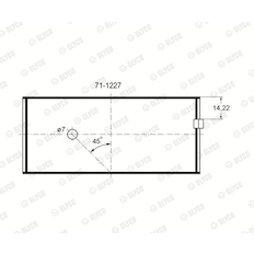 Ložisko GLYCO 71-1227