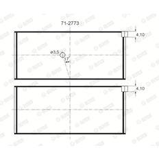 Ložisko GLYCO 71-2773