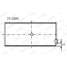 Ložisko GLYCO 71-3291