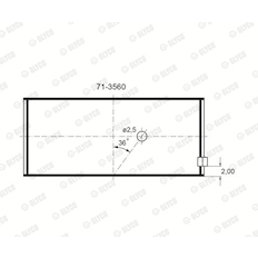 Ložisko GLYCO 71-3560