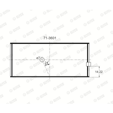 Ložisko GLYCO 71-3601