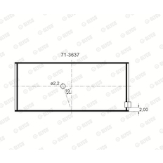 Ložisko GLYCO 71-3637