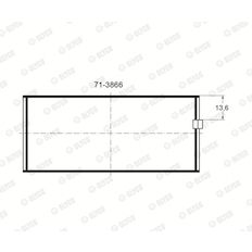 Ložisko GLYCO 71-3866