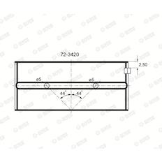 Ložisko GLYCO 72-3420