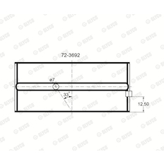 Ložisko GLYCO 72-3692