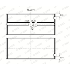 Ložisko GLYCO 72-4072