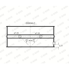 Ložisko GLYCO GS604LC