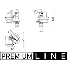 Magnetický ventil, klimatizace MAHLE ORIGINAL AVS 7 000P