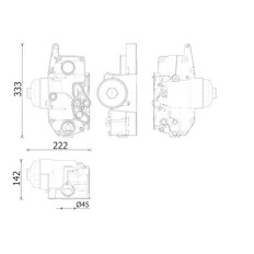 Olejový chladič, motorový olej MAHLE ORIGINAL CLC 310 000S