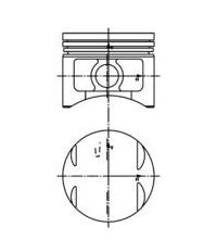 Píst KOLBENSCHMIDT 40015600